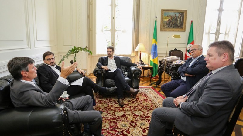 PORTO ALEGRE, RS, BRASIL, 22/05/2019 - Após reunião na tarde desta quarta-feira, 22, o governador Eduardo Leite anunciou a nomeação de José Antonio Leal para a presidência da Companhia de Processamento de Dados do Estado do Rio Grande do Sul (Procergs). F