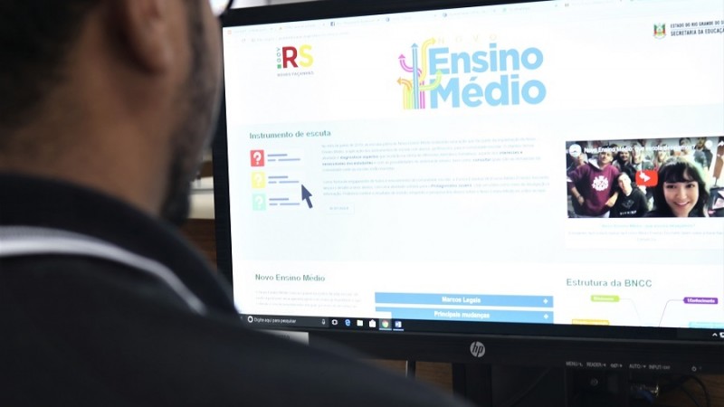 portal novo ensino médio RS