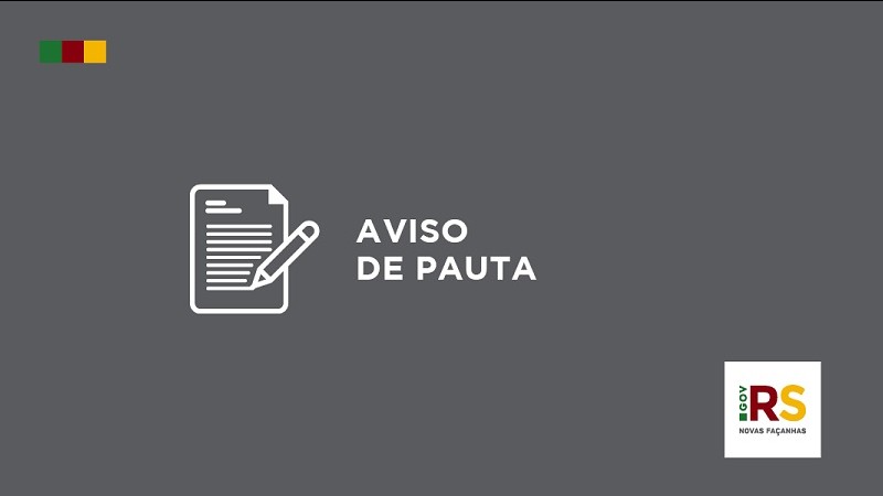 Card Aviso de pauta