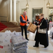PORTO ALEGRE, RS, BRASIL, 06/07/2019 -O Palácio Piratini abriu as portas neste sábado (6/7), das 10h às 16h, para receber as doações à Campanha do Agasalho 2019. Foto: Felipe Dalla Valle/Palácio Piratini