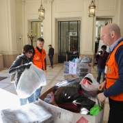 PORTO ALEGRE, RS, BRASIL, 06/07/2019 -O Palácio Piratini abriu as portas neste sábado (6/7), das 10h às 16h, para receber as doações à Campanha do Agasalho 2019. Foto: Felipe Dalla Valle/Palácio Piratini