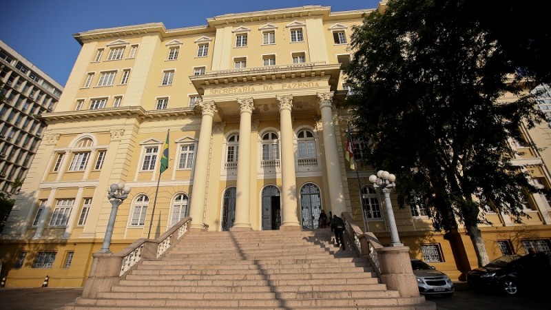 Prédio Sefaz entrada Mauá