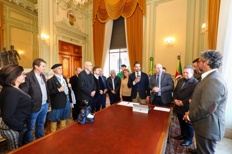 PORTO ALEGRE, RS, BRASIL, 05/08/2019 - PL 81/2017 que inclui no calendário oficial de eventos do Rio Grande Do Sul a Festa da Colheita da Erva-Mate. Fotos: Itamar Aguiar/Palácio Piratini
