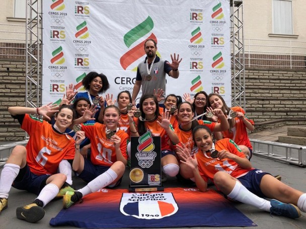 Colégio Gusch de São Leopoldo campeã cergs futsal sub 17