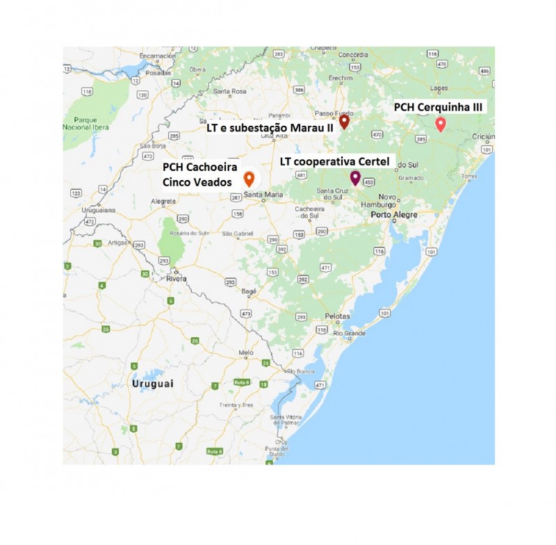 Mapa PCH LT Sema
