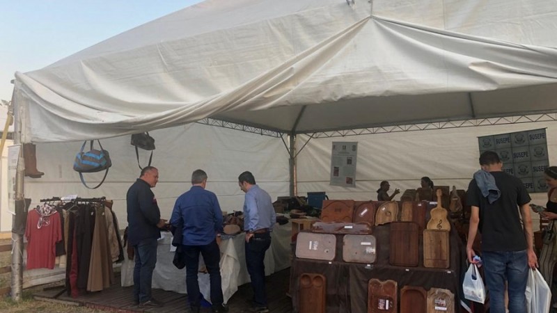 estande dos presos montenegro Expointer Seapen