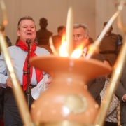 PORTO ALEGRE, RS, BRASIL, 10/09/2019 - O governador em exercício Ranolfo Vieira Júnior deu início, neste sábado (14/9), às celebrações da Semana Farroupilha com a cerimônia de acendimento da Chama Crioula no saguão de entrada do Palácio Piratini e na Asse