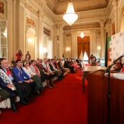 PORTO ALEGRE, RS, BRASIL, 14/09/2019 -  Entrega de diplomas de embaixadores e cônsules honorários a tradicionalistas de outros Estados e países. Fotos: Felipe Dalla Valle/ Palácio Piratini