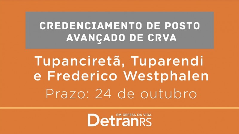 credenciamento posto crva DETRAN
