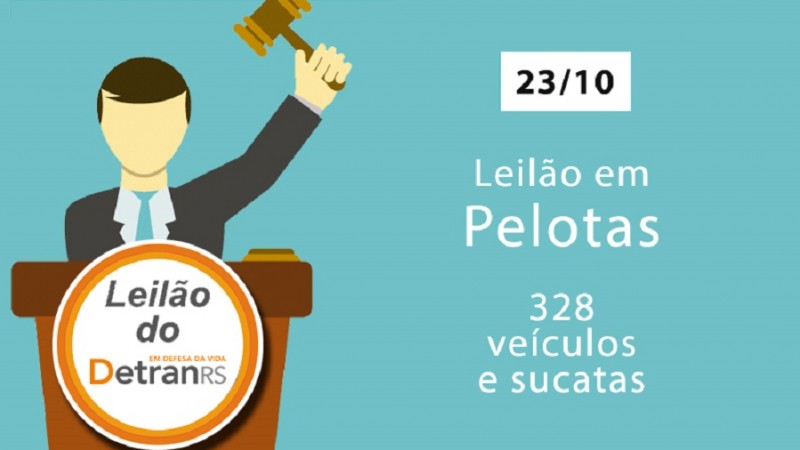 leilão detran pelotas 23 out
