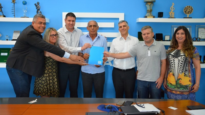 Arambaré   assinatura de contrato de programa Corsan