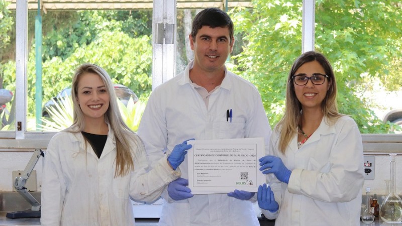 Irga laboratório equipe