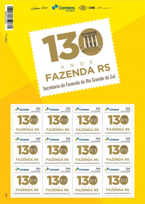 Selo 130 anos SEFAZ