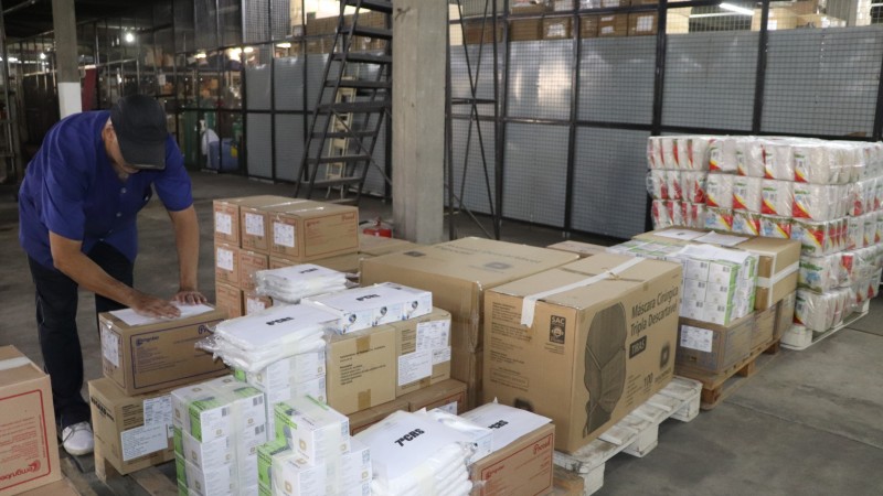 EPIs m&aacute;scaras