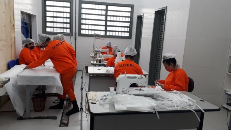 máscaras Penitenciária Bento Gonçalves