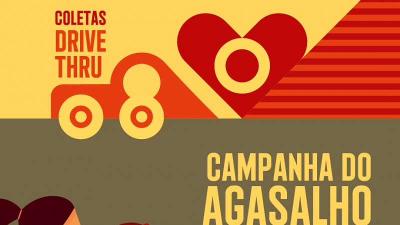 Campanha Agasalho card drive thru