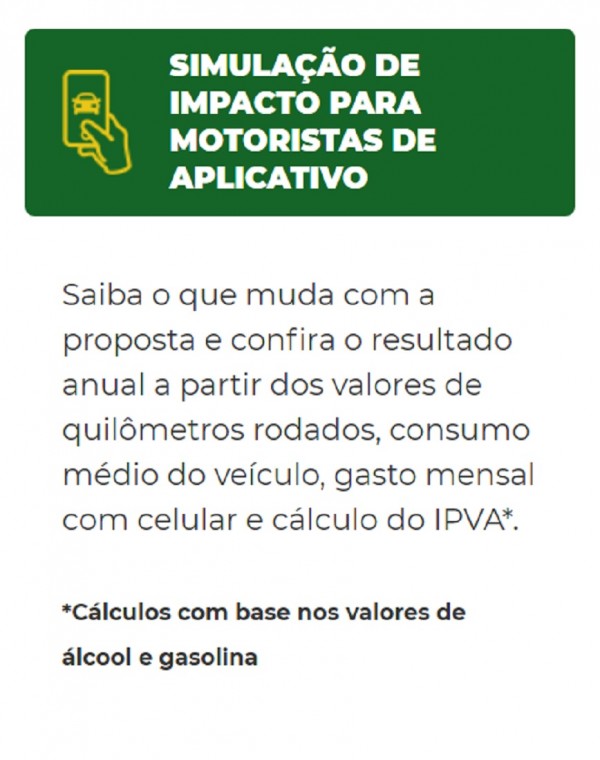 RT simulação aplicativo