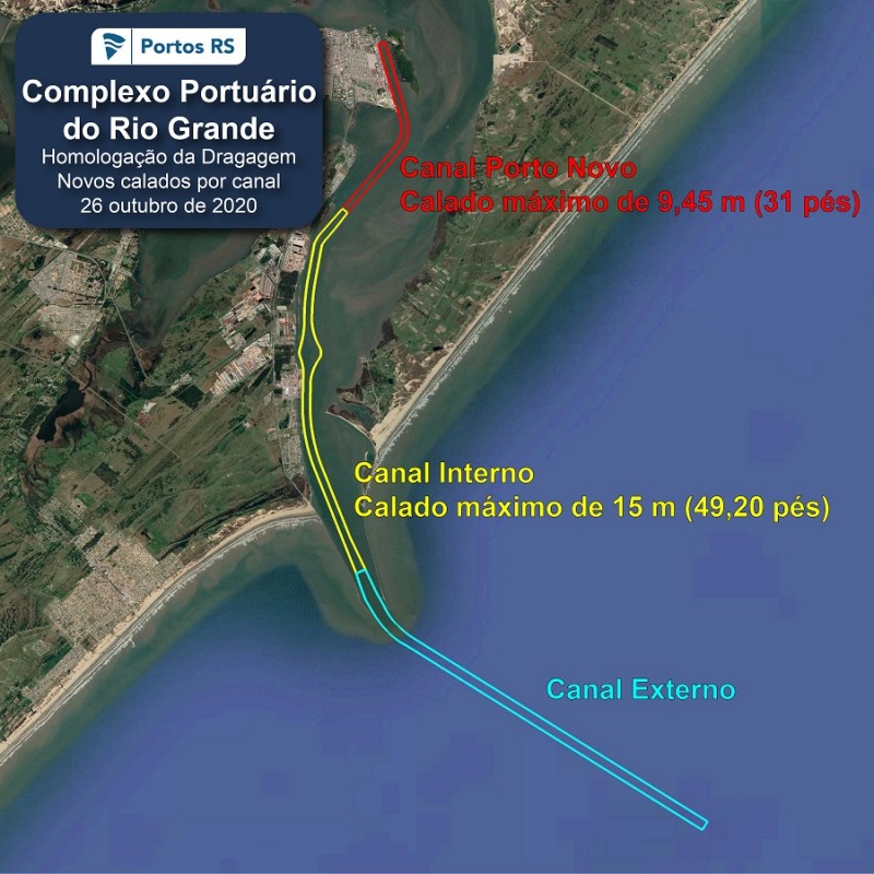 Mapa dos Canais