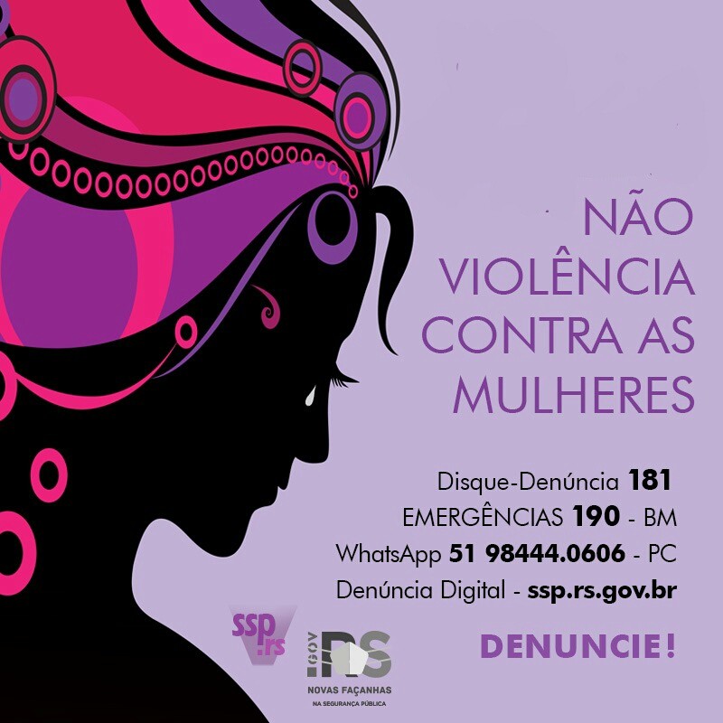 Denúncias vioência contra mulher