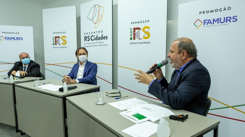 secretários Stédile e Costela RS Cidades
