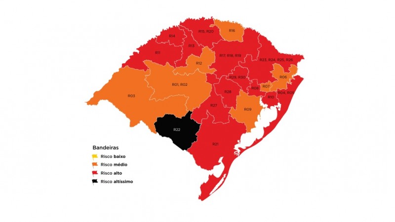 Com Indeferimento De Recursos Rs Volta A Ter Bandeira Preta No Mapa Definitivo Da 35ª Rodada Portal Do Estado Do Rio Grande Do Sul