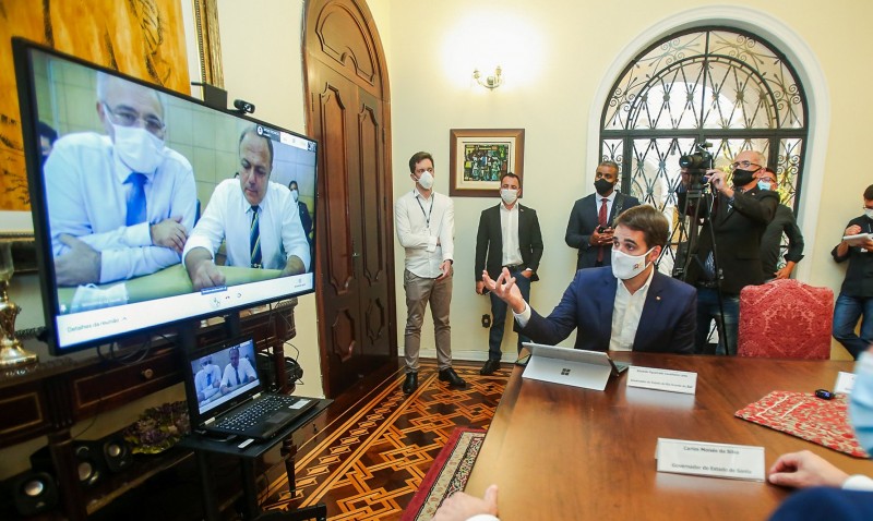 Reunião governadores covid 17MAR fotoq
