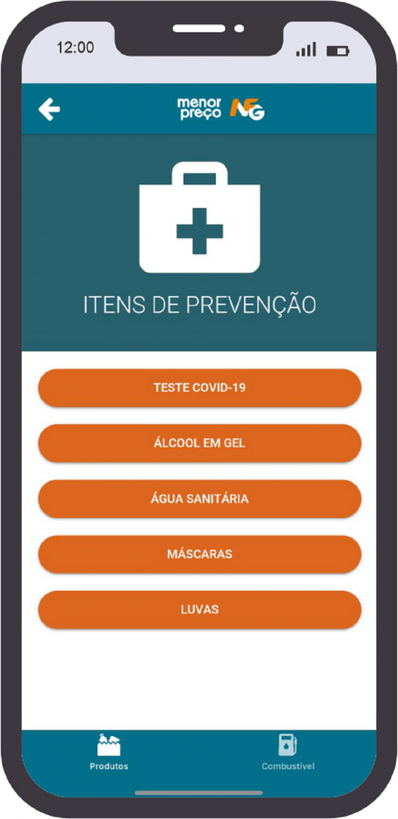itens covid 19 menor preco