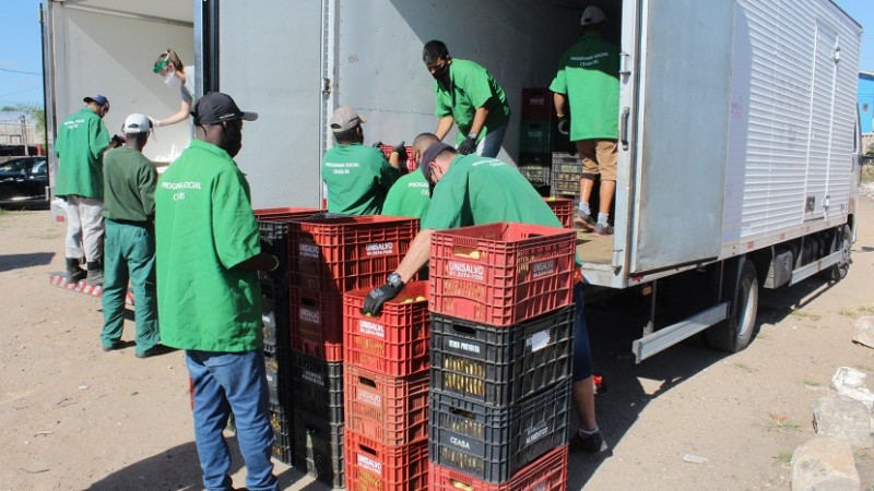 ceasa distribuição de alimentos