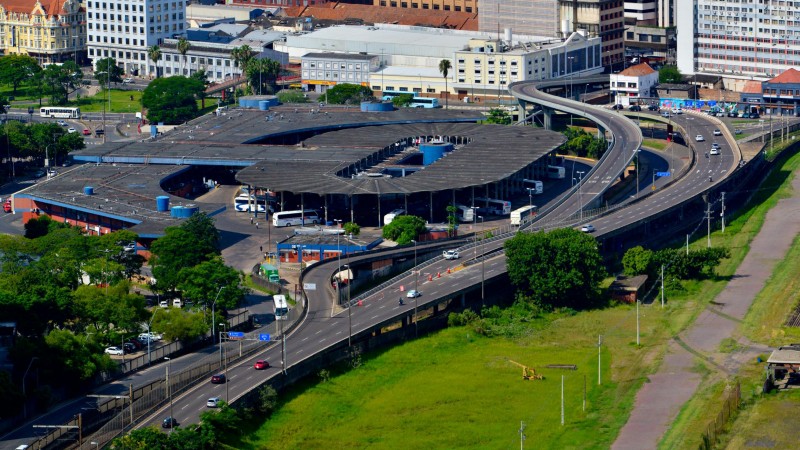 Rodoviária Porto Alegre foto Eduardo Beleske Arquivo PMPA