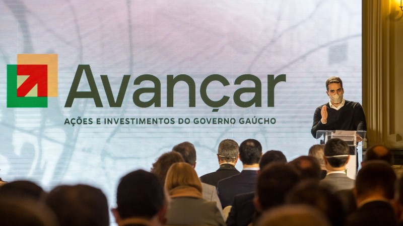 PORTO ALEGRE, RS, BRASIL, 09.06.2021 - Lançamento de programa de desenvolvimento. Fotos: Gustavo Mansur/ Palácio Piratini