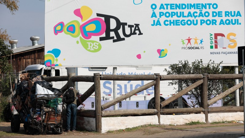 PORTO ALEGRE, RS, BRASIL, 13-07-2021 POPRUA. FotoS: Itamar Aguiar/ Palácio Piratini