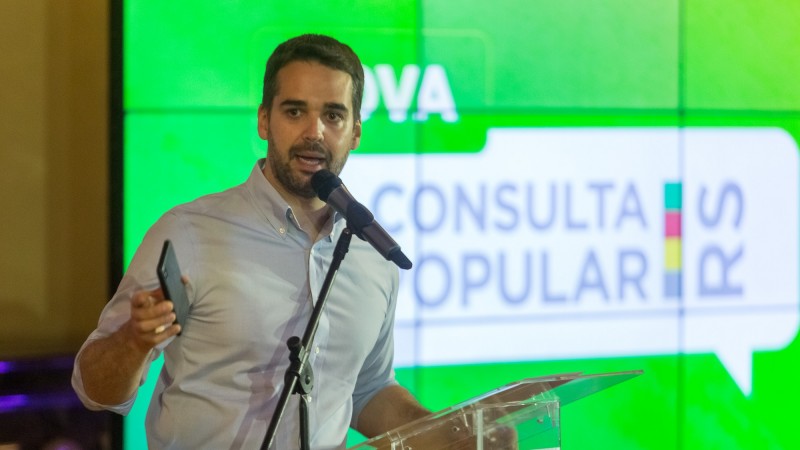 PORTO ALEGRE, RS, BRASIL, 30.08.2021 - Lan&ccedil;amento da nova Consulta Popular. Fotos: Gustavo Mansur/ Pal&aacute;cio Piratini