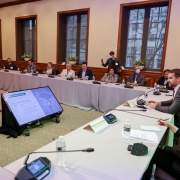 Na C&acirc;mara de Com&eacute;rcio dos Estados Unidos, apresenta&ccedil;&atilde;o sobre as reformas previdenci&aacute;ria e administrativa atraiu a aten&ccedil;&atilde;o