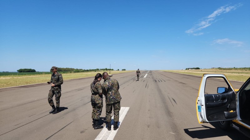 Instalação Papi Tático aeroporto Santo Ângelo