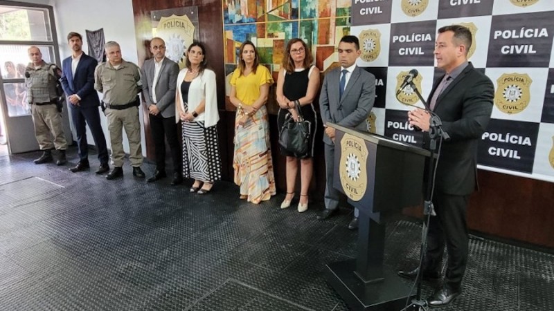 inaugurac?a?o Departamento Estadual de Homici?dios e Protec?a?o a? Pessoa Anelize Sampaio