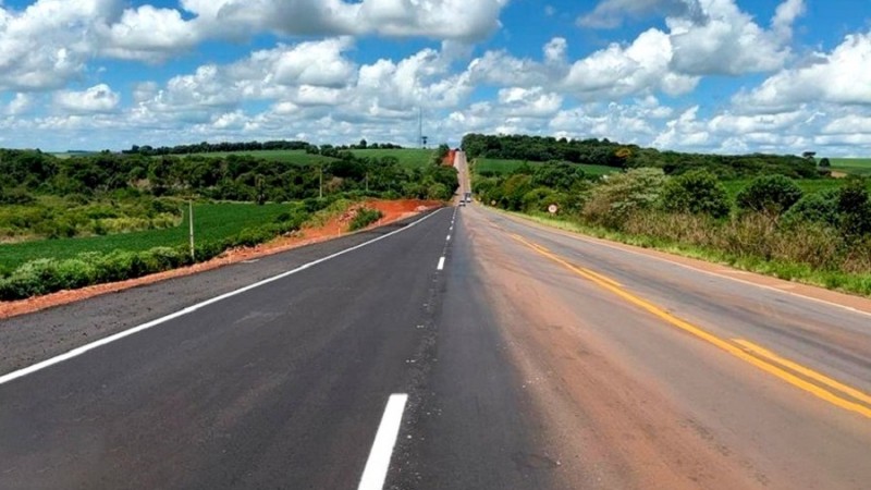 Conclusão de terceira faixa na RSC-153