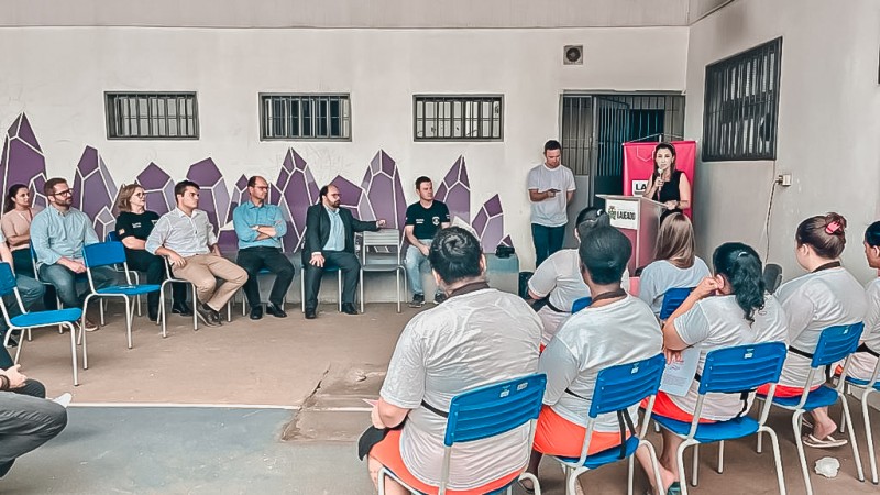 Formatura da segunda turma do Projeto Na Cozinha com a Languiru