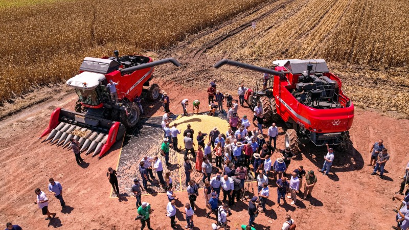 Abertura colheita milho 2023 a