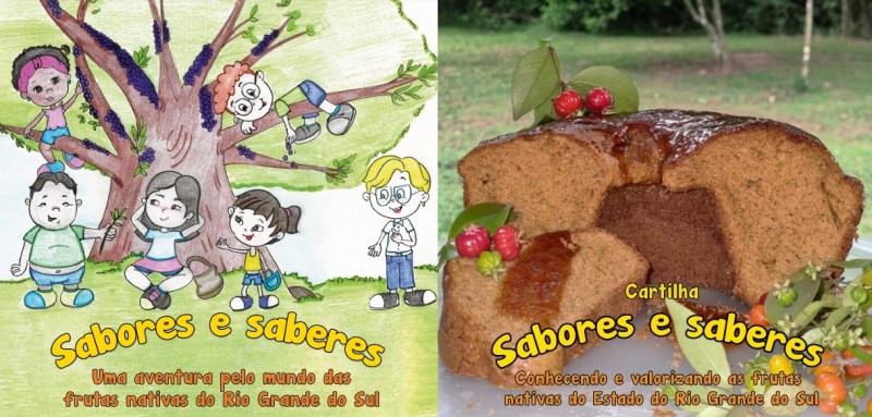 conto Infantil e cartilha sabores e saberes frutas nativas do rs