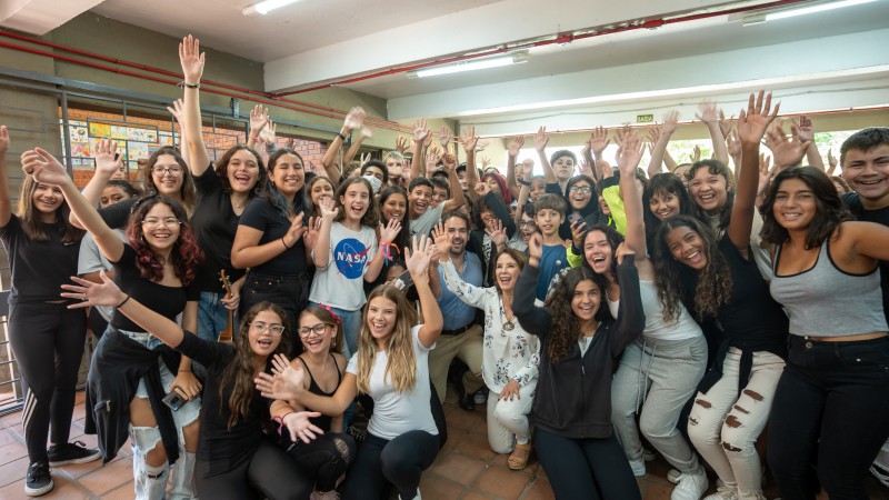 Leite visita Escola Uruguai 1
