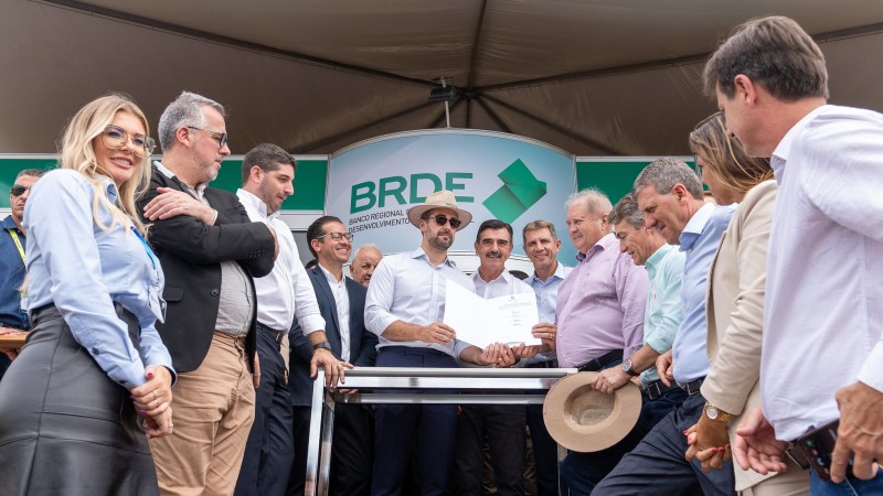 Leite na Expodireto Badesul, BRDE