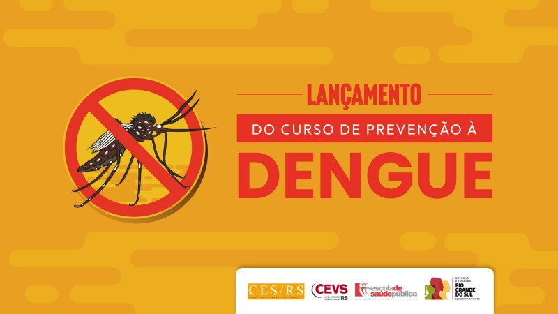 Capa do Lançamento do Curso de Prevenção à Dengue
