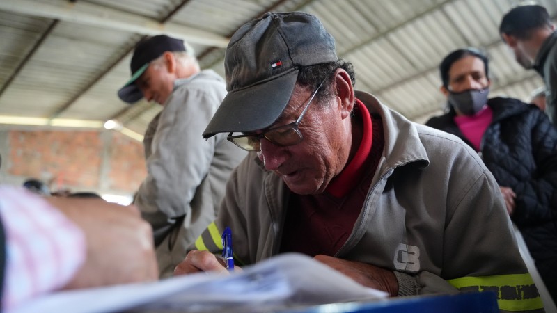 assinatura contrato Crédito Emergencial da Estiagem