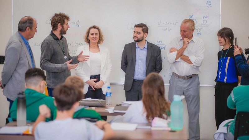 Visita ao Colégio Sinodal, em Gravataí