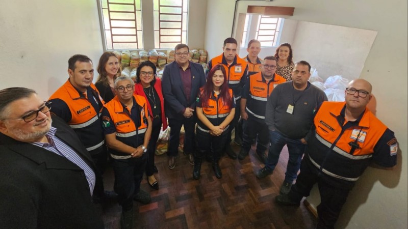 Sapucaia Alimentos   doa&ccedil;&atilde;o alimentos