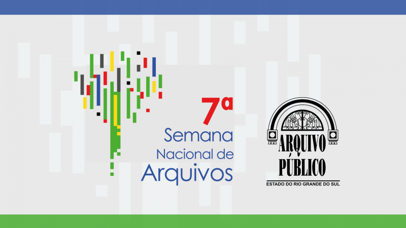 Imagem de divulgação da sétima Semana Nacional de Arquivos 2023