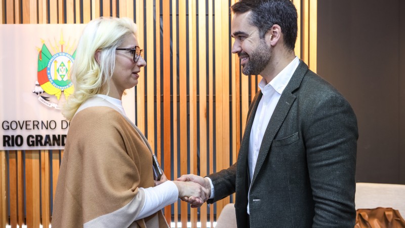 Eduardo Leite e Samanta Takimi Corsan