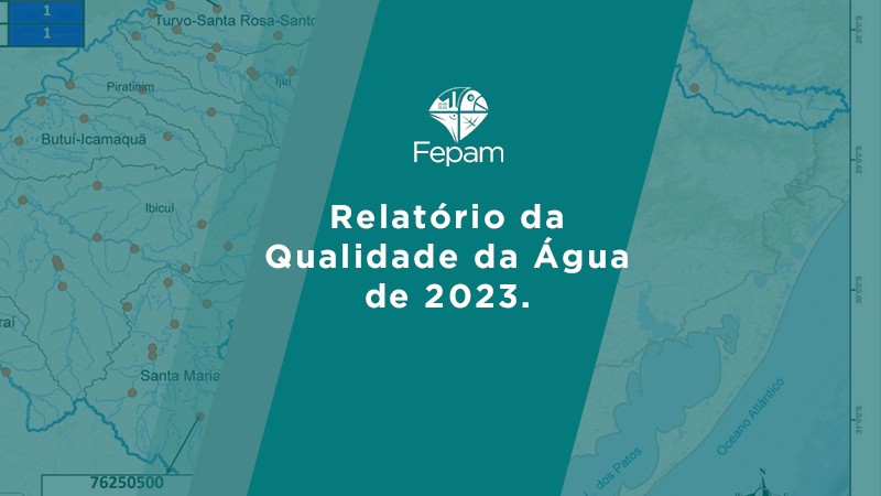 card fepam relatório anual de águas 2023