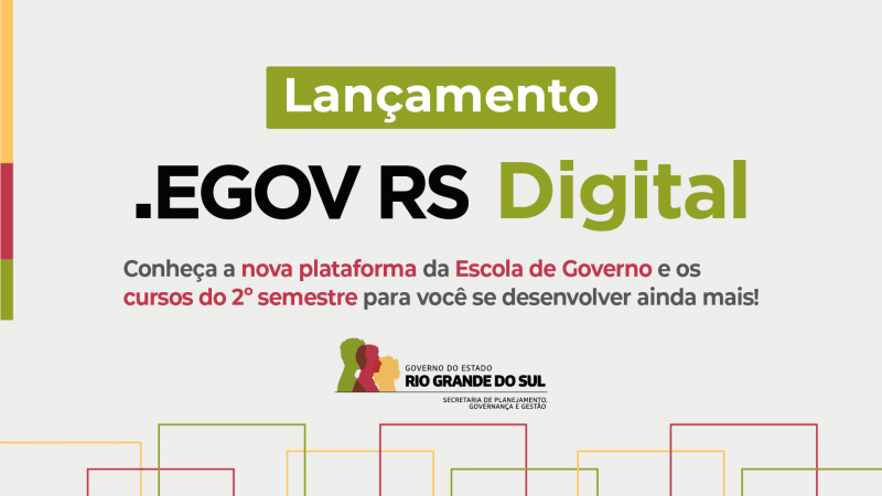 Nova plataforma EGov