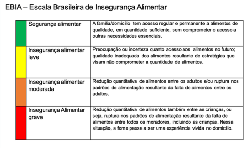 Escala de Insegurança Alimentar